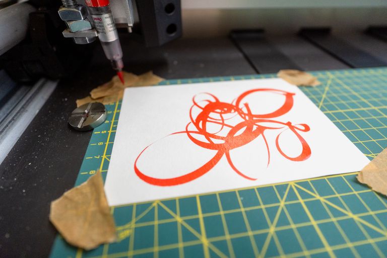 Artwork from project The Drawing Machine